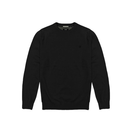 REBASE 242RKNIT-8000 BLACK Πουλόβερ 
