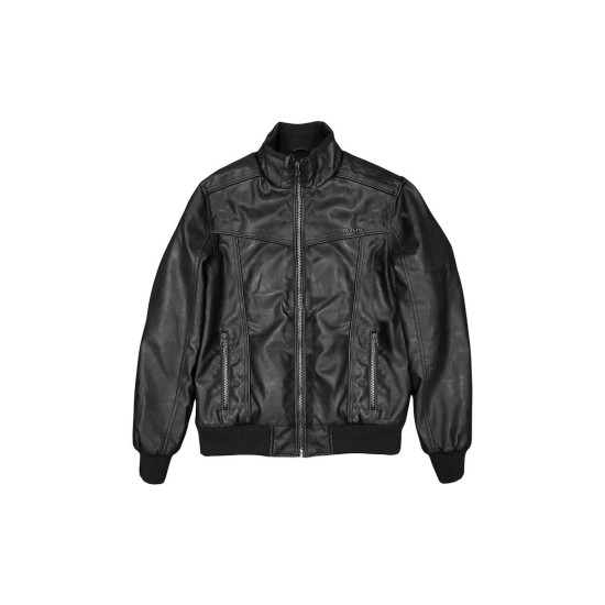 REBASE 252RLJK-2054 BLACK Δερμάτινο Bomber Jacket REBASE 252RLJK-2054 BLACK Δερμάτινο Bomber Jacket