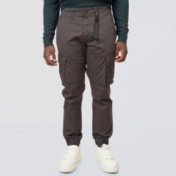 REBASE 252RCCP-4050 ANTHRACITE Cargo παντελόνι με λάστιχο 