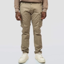 REBASE 252RCCP-4053 BEIGE Ανδρικό cargo παντελόνι 