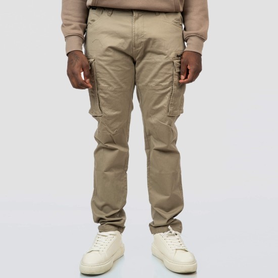 REBASE 252RCCP-4053 BEIGE Ανδρικό cargo παντελόνι 
