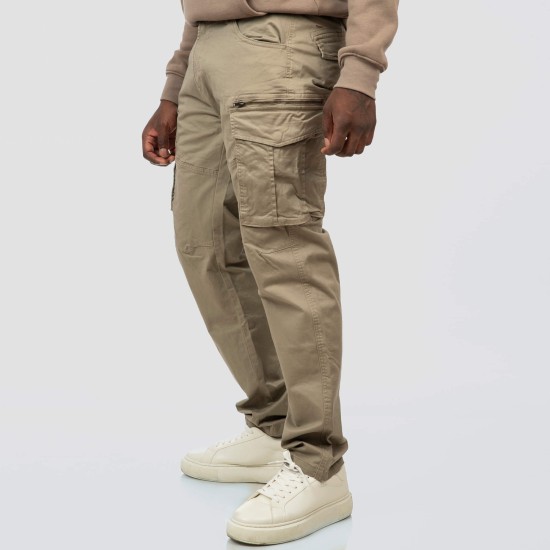 REBASE 252RCCP-4053 BEIGE Ανδρικό cargo παντελόνι 