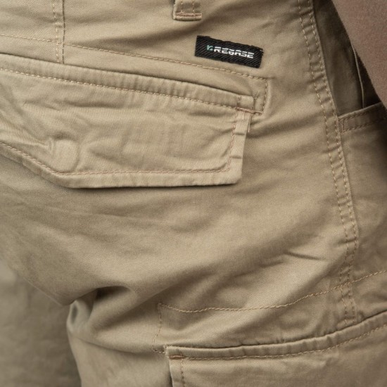 REBASE 252RCCP-4053 BEIGE Ανδρικό cargo παντελόνι 