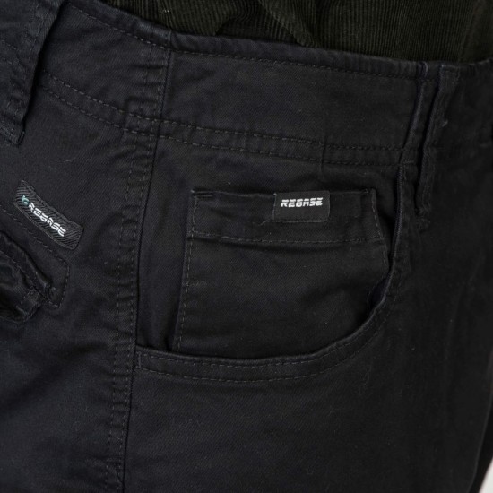 REBASE 252RCCP-4053 BLACK Ανδρικό cargo παντελόνι 