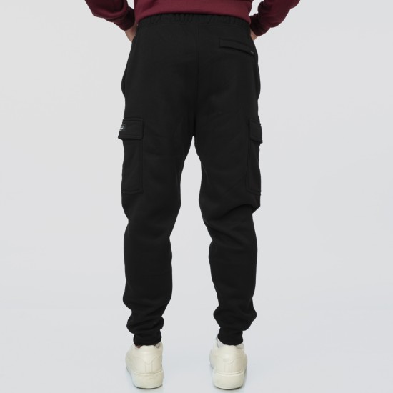 REBASE 252RPAN-6022 BLACK Φόρμα cargo Relaxed Fit