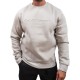 Ανδρικό hoodie REBASE 252RTOP-1053 ICE GREY με 3D τύπωμα