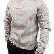 Ανδρικό hoodie REBASE 252RTOP-1053 ICE GREY με 3D τύπωμα