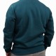 Ανδρικό hoodie REBASE 252RTOP-1053 DEEP TEAL με 3D τύπωμα