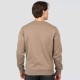 Ανδρικό hoodie REBASE 252RTOP-1066 DK BEIGE με Λογότυπο