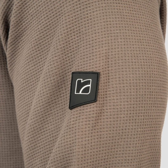 REBASE 252RKNIT-1067 DK SMOKE Μπλούζα πικέ