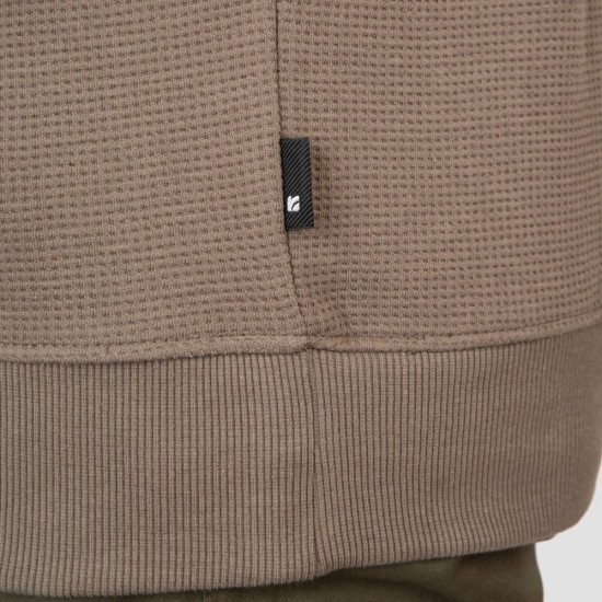 REBASE 252RKNIT-1067 DK SMOKE Μπλούζα πικέ