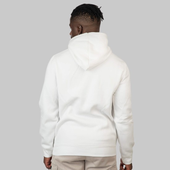 REBASE 252RTOP-1069 OFF WHITE Φούτερ με κουκούλα 