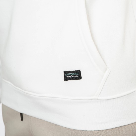 REBASE 252RTOP-1069 OFF WHITE Φούτερ με κουκούλα 