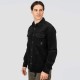 REBASE 252RGS-5097 BLACK OVERSHIRT Κοτλέ Πουκάμισο 