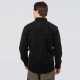REBASE 252RGS-5104 BLACK OVERSHIRT ΜΕ ΚΟΥΚΟΥΛΑ 