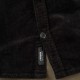 REBASE 252RGS-5097 BLACK OVERSHIRT Κοτλέ Πουκάμισο 