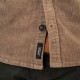 REBASE 252RGS-5097 BEIGE OVERSHIRT Κοτλέ Πουκάμισο 