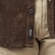 REBASE 252RGS-5097 GREY OVERSHIRT Κοτλέ Πουκάμισο 