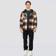 REBASE 252RGS-5104 CAMEL OVERSHIRT ΜΕ ΚΟΥΚΟΥΛΑ 