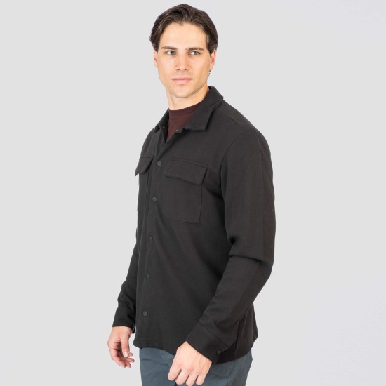 REBASE 252RCP-5108 BLACK OVERSHIRT