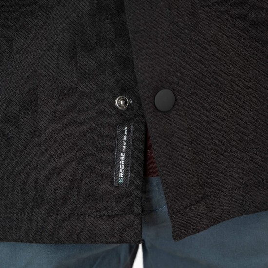 REBASE 252RCP-5108 BLACK OVERSHIRT