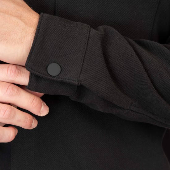 REBASE 252RCP-5108 BLACK OVERSHIRT