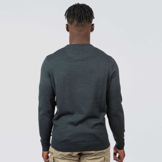 REBASE 252RKNIT-8030 FOREST GREEN Πουλόβερ 