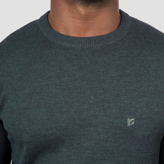 REBASE 252RKNIT-8030 FOREST GREEN Πουλόβερ 