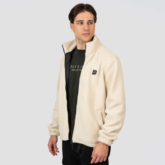 REBASE 252RFT-7010 OFFWHITE ΖΑΚΕΤΑ FLEECE