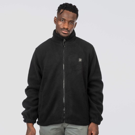 REBASE 252RFT-7010 BLACK ΖΑΚΕΤΑ FLEECE