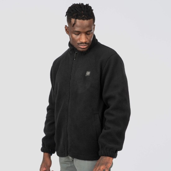 REBASE 252RFT-7010 BLACK ΖΑΚΕΤΑ FLEECE