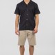 REBASE 251RGS-5080 DK NAVY Shirts with Byron Collar and Short Sleeves 
