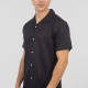 REBASE 251RGS-5080 DK NAVY Shirts with Byron Collar and Short Sleeves 