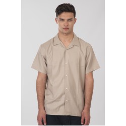 REBASE 251RGS-5080 LT ASH Shirts with Byron Collar and Short Sleeves 