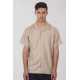 REBASE 251RGS-5080 LT ASH Shirts with Byron Collar and Short Sleeves 