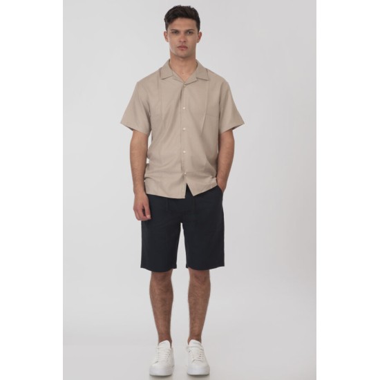 REBASE 251RGS-5080 LT ASH Shirts with Byron Collar and Short Sleeves 