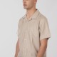 REBASE 251RGS-5080 LT ASH Shirts with Byron Collar and Short Sleeves 