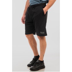 REBASE 251RTS-6011 BLACK Βαμβακερή βερμούδα