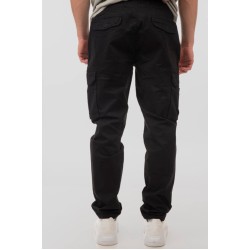 REBASE 251RCCP-4026 BLACK Ανδρικό cargo παντελόνι 