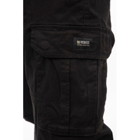 REBASE 251RCCP-4026 BLACK Ανδρικό cargo παντελόνι 