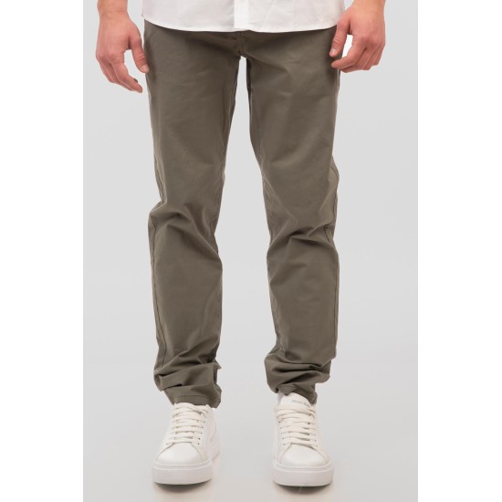 REBASE 251RCP-4028 LT OLIVE Aνδρικό chino παντελόνι