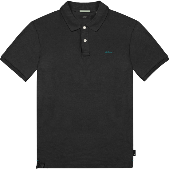 Rebase Ανδρική Μπλούζα Polo 251RPS-3032 BLACK