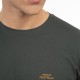 REBASE 251RTS-9014 FOREST GREEN T-shirt με διακριτικό λογότυπο