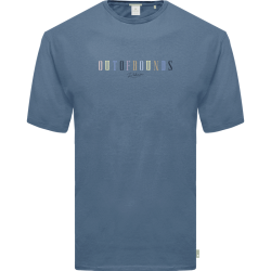 REBASE 251RTS-9017 DUST BLUE T-shirt με λογότυπο