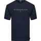 REBASE 251RTS-9019 NAVY T-shirt με 3D λογότυπο