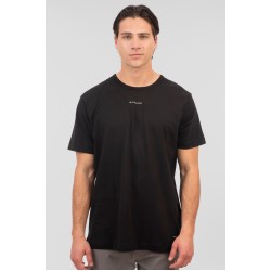 REBASE 251RTS-9037 BLACK T-shirt με λογότυπο