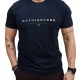 REBASE 251RTS-9019 NAVY T-shirt με 3D λογότυπο