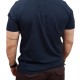REBASE 251RTS-9019 NAVY T-shirt με 3D λογότυπο