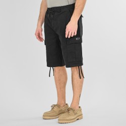 REBASE 261RMSHO-7031 BLACK Cargo βερμούδα με λάστιχο στη μέση REBASE 261RMSHO-7031 BLACK Cargo βερμούδα με λάστιχο στη μέση