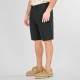 REBASE 261RMSHO-7046 BLACK Ανδρική Βερμούδα λινή 